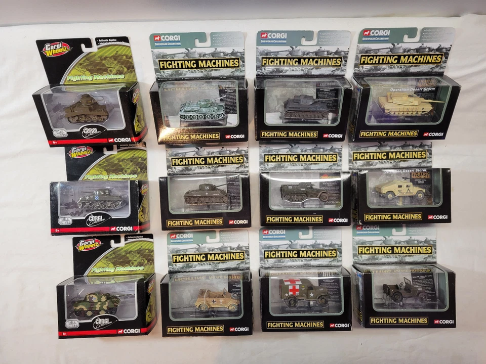 Corgi Fighting Vehicles Military 1:80 Scale Diecast You Pick & Choose New in Box - Image 2 of 4
