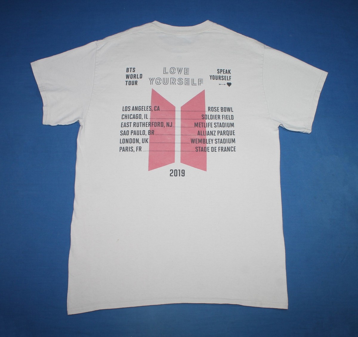 BTS Shirt World Tour Love Yourself: Speak Yourself Pop Boy Band
