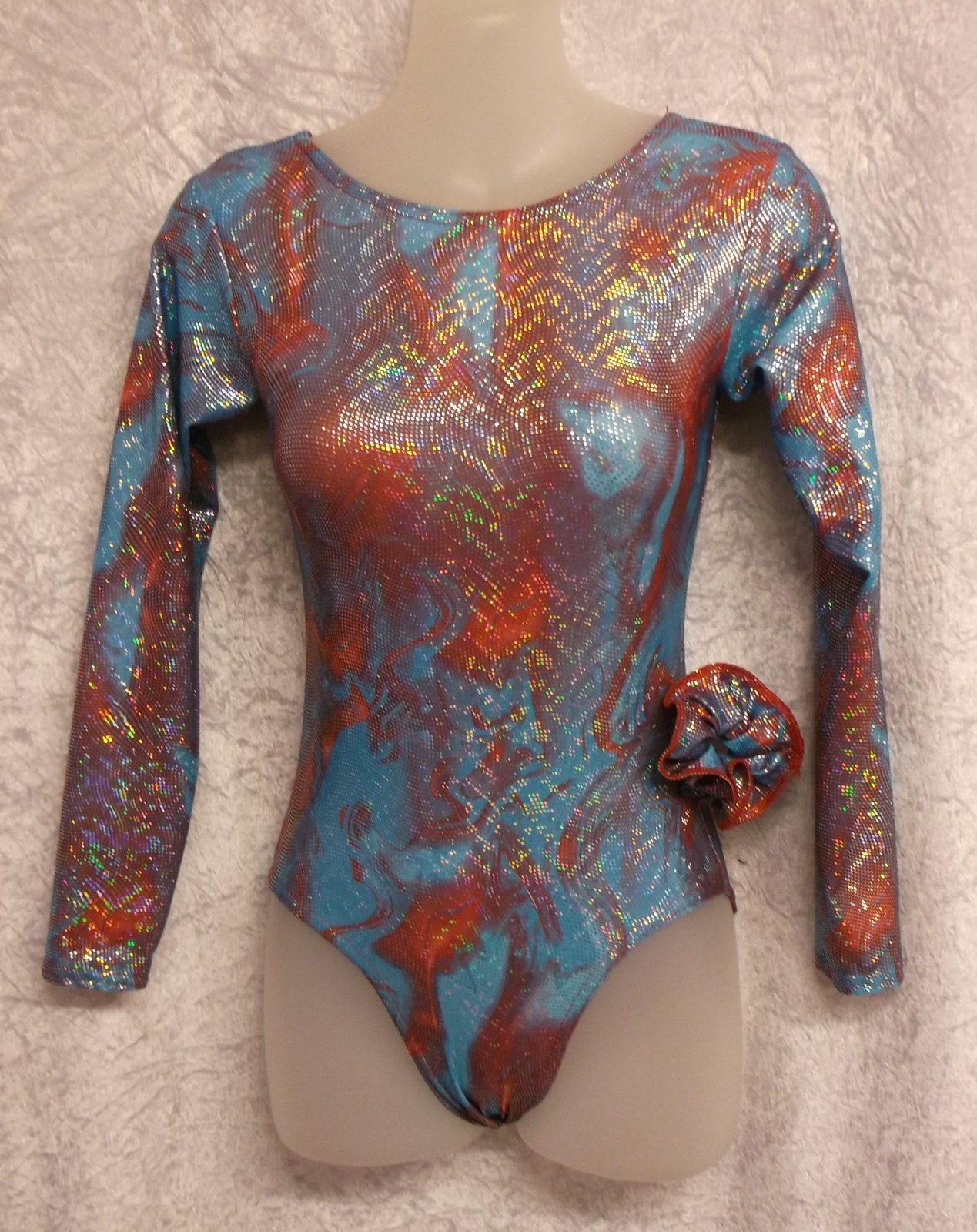 Haut Pailleté Figue En Coton - Taille S, Multicolore, Col Haut, Occasion Comme Neuf