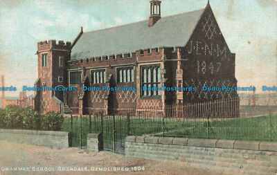 R677006 Gymnasium. Rochdale. 1904 abgerissen. E. und B. Schloss Serie