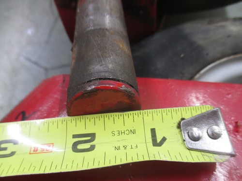 2 Zero Turn Mährollen Joche Pfosten & Vorderreifen, Toro Pull 1" x 3 3/4" Welle - Bild 5 von 6