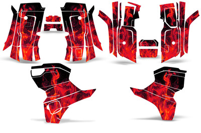 ATV Graphic Kit For Honda FOURTRAX FOREMAN TRX500 2014-19 ICE RED
