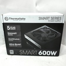 Thermaltake Smart 600W 80 White ATX PSU Power Supply Unit - Open Box