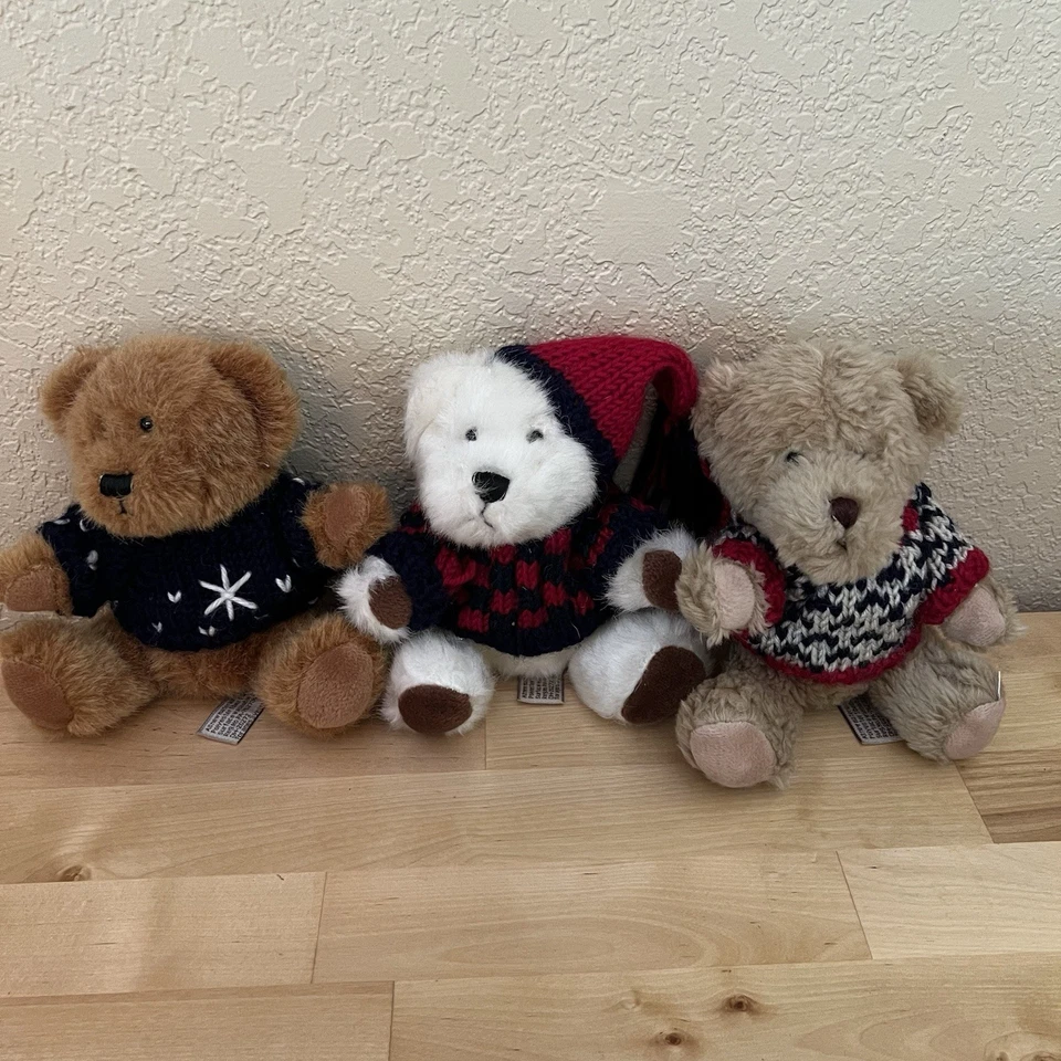 Hugfun International Bears Set Of 10 Collectible Stuffed Animals Winter - Image 2 of 4