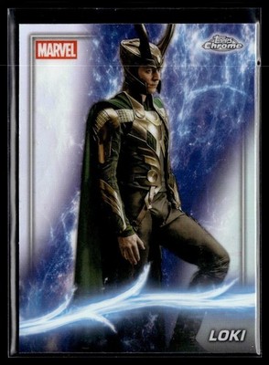2025 Topps Chrome Marvel Phase One Refractor #19 Loki