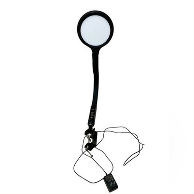 Black LED Ring Light with Adjustable Arm