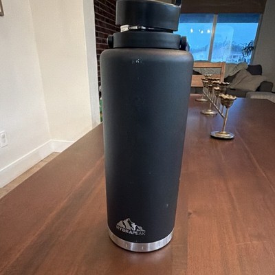 HYDRAPEAK 67oz Stainless Steel Water Bottle Black With Handle Twist Lid