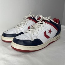 Vintage Converse SneakersMens 10.5 Weapon Ox 1J544Red Blue Low Top Shoes Y2k