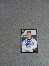Philip Humber Signed In Person 2005 Bowman Mets Rc A20