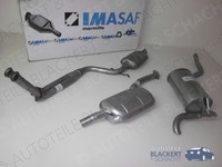 Imasaf Auspuffanlage Komplett für Mercedes 190 E 1.8 80KW W201 O.Kat 1990-1993