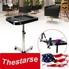 Salon Rolling Tray Cart Wheel Hairdressing Tool Hair Stylist Storage Trolley NEW