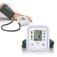 Digital Upper Arm Blood Pressure Monitor - Automatic BP Machine with Heart Rate.