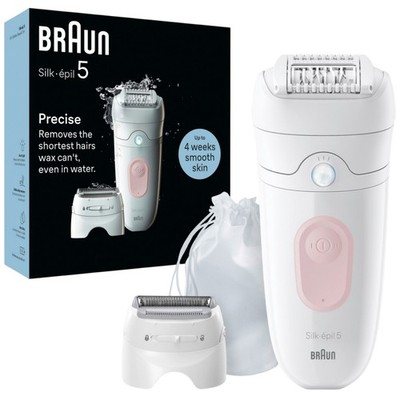 Braun Silk-epil 5 5-030 Wet&Dry Epilierer rosa/weiß Integrierter Akku 100 - 240V