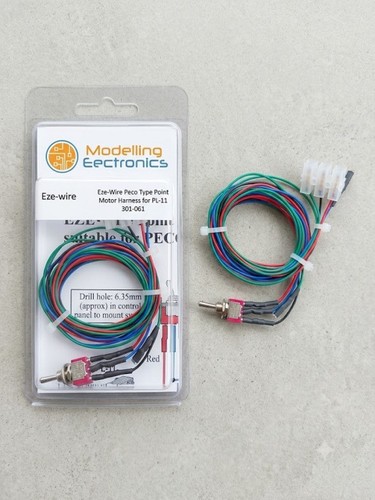 EZE-Wire Point Motor Harness suitable for PECO point Motors PL-11 - Photo 1/2