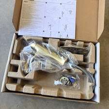 KOHLER Sundae Single Handle Single Hole Faucet in Vibrant Brushed Moderne Brass