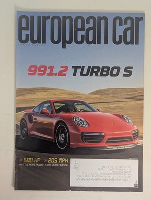 European Car Magazine JAN/FEB 2017 Porsche 991.2 Turbo S 580 HP VW Golf