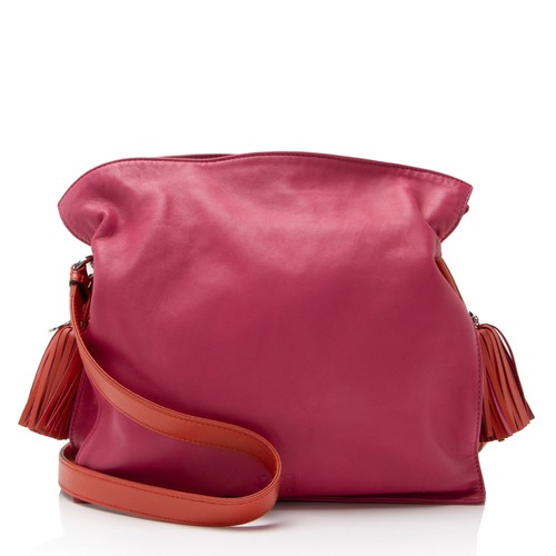 Loewe Mellow Nappa Flamenco Tassel Shoulder Bag