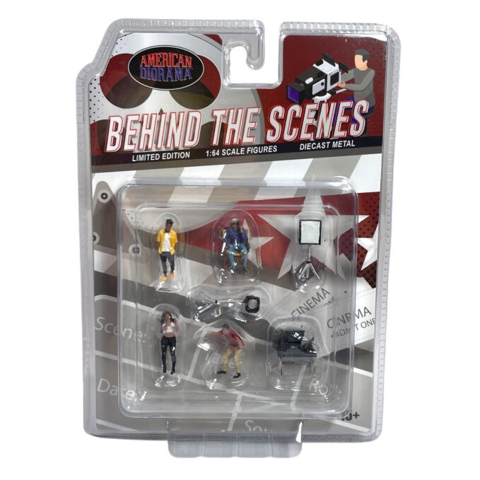 Set action figures America Diorama 1/64 Behind the scenes