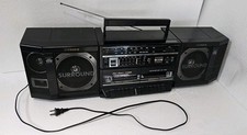  READ Rare Vintage Fisher PH-W803ba Double Cassette Dubbing Boombox Radio Works