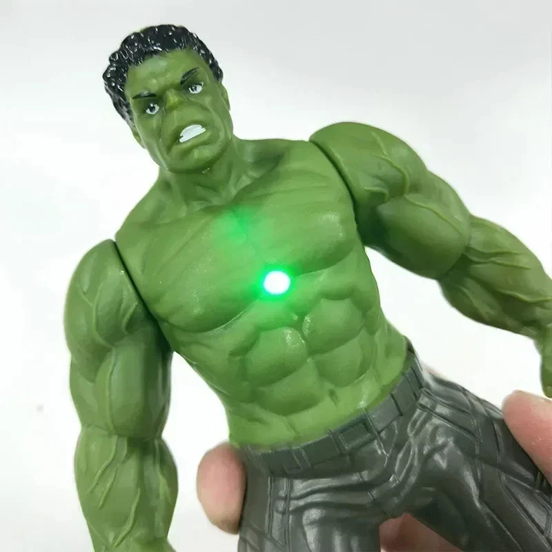 Figuras de acción de 17 cm para niños Marvel Anime Spiderman Hulk Capitán Foto 4 de 4