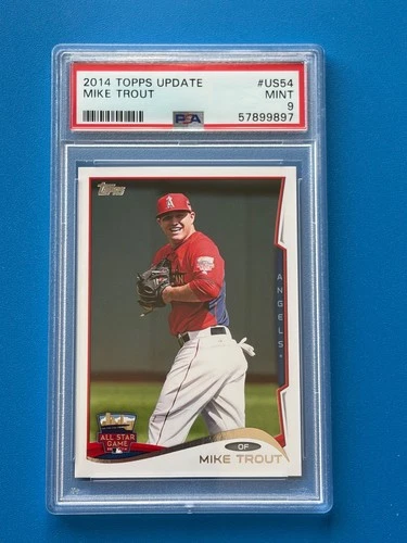 2014 Topps Update Mike Trout US54 PSA 9 MINT