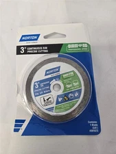 = Norton 3" Blade Continuous Rim Precise Cutting #391073 Diamond Grade NEW