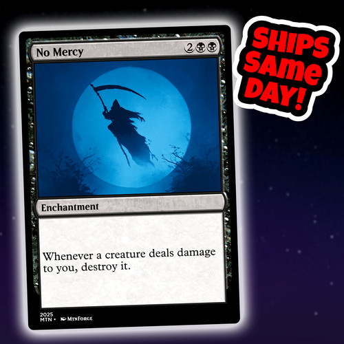 No Mercy - Custom Art Magic: The Gathering Playtest Card - Commander EDH
