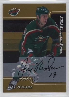 2001-02 ITG Be A Player Signature Series Gold Auto Jeff Nielsen #091 Auto 0c2
