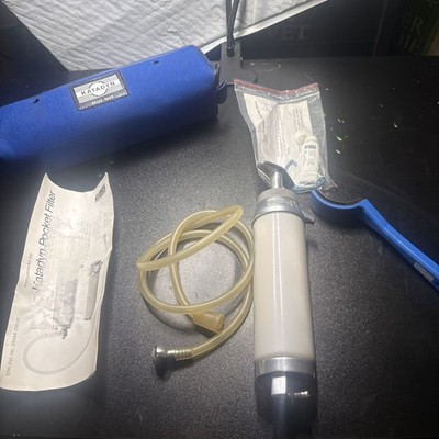 Katadyn Pocket Water Filter - Swiss Made - Portable Survival Filtration As-IS