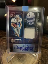 2025 Panini Silhouette Daryl “Moose” Johnston NFL Relics Patch Auto /199