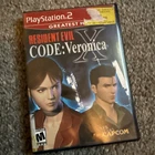 Resident Evil Code: Veronica X (Sony PlayStation 2, 2001) Complete W/ Manual CIB