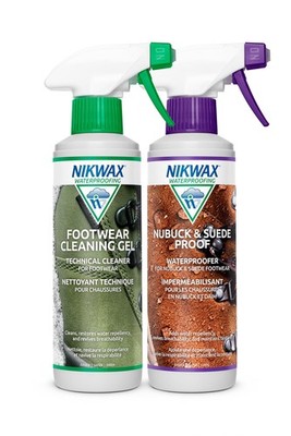 Nubuck & Suede Proof DUO-Pack Cleaning and Waterproofing Spray Restores DWR W...