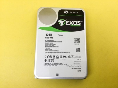Seagate Exos X18 12TB 7.2K SATA 6Gb/s 512e/4Kn 3.5in HDD ST12000NM000J