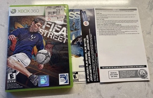 FIFA Street (Microsoft Xbox 360, 2012)w/ Inserts TESTED