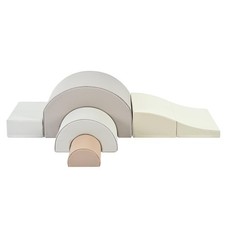 Toddler Climbing Toys Set, Skin-Friendly Foam Blocks for Indoor Active Play -