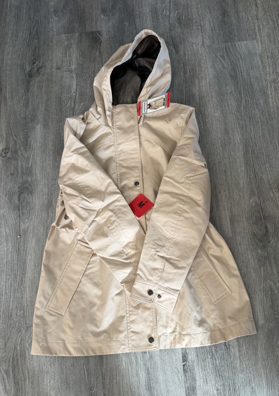 Hunter Women's nwt  Water-Resistant Rain Jacket Size M