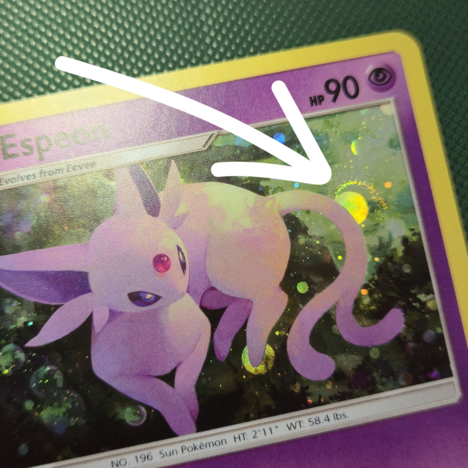 FART WHOLE SWIRL 🌀💫 Espeon 89/214 Cosmos Holo SM Lost Thunder Pokemon Card