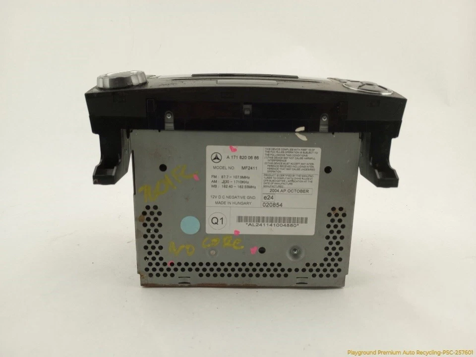 Mercedes SLK280 SLK350 R171 Radio Stereo Audio AM FM CD Player Fits 2005-2011 05 - Image 3 of 4