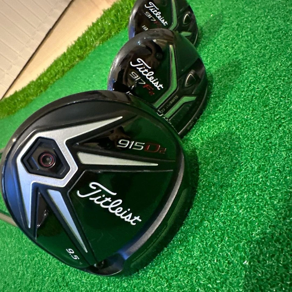 Titleist 915 Driver + 3W 5W Set with KURO KAGE X Shafts Head Cover Included - Image 2 of 4