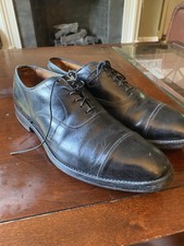 Allen Edmonds Park Avenue Cap Toe Oxford Dress Shoes Black 11B Vibram Soles