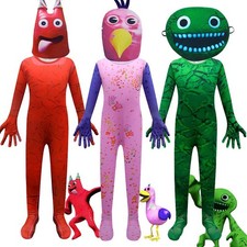 Garden of Banban Costume Kid Boys Green Jumbo Josh Monster Cosplay Horror