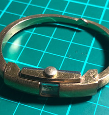 Vintage EMKA Bangle Style, Ladies Watch Gold Plated Mechanical Watch