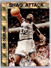 1993 Arena Sports Shaq Attack Rookie Promo Card #1 Shaquille O'Neal of 25,000