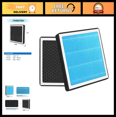 High-Performance Cabin Air Filter for 2011-2023 Dodge Challenger, Charger, Chrys