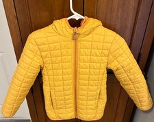 Cat and Jack yellow puffer jacket size small kids great conditiob