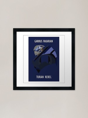 Mass Effect - Garrus Vakarian Rahmen gerahmt Wandbild Poster Leinwanddruck Bild