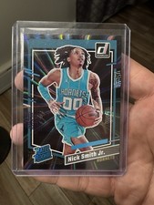 2023-24 Donruss #248 Nick Smith Jr. Black Laser Holo Rated Rookie RC Lakers