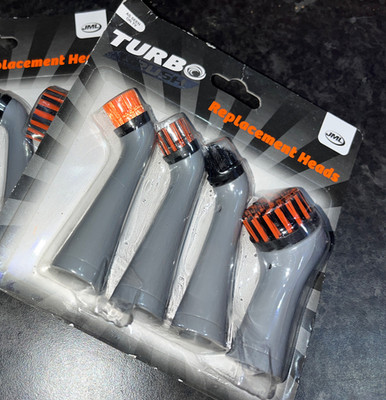JML Turbo Brush Sonic Scrubber Reiniger Ersatzköpfe 4 Stück Set Offiziell