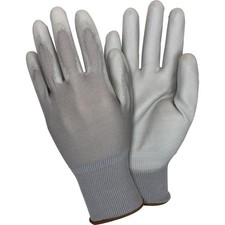 Safety Zone Gray Coated Knit Gloves gnpusmgy 