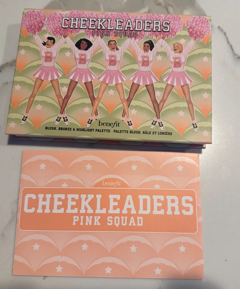 Benefit The Cheekleaders Cheerleaders PINK Cheek Blush Palette RARE NEW IN BOX - Image 4 of 4